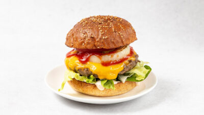炭火焼きハンバーガー